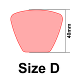 UForm Rounded trapezoid shape clay cutter (UF0004)