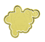 Baby boy calligraghy  cookie cutter and stamp