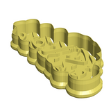 Ramadan kareem calligraphy cookie cutter with stamp