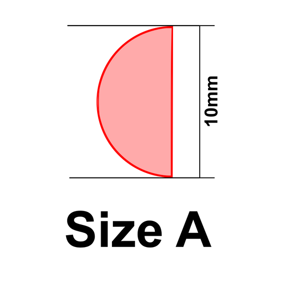 UForm Semicircular shape clay cutter (UF0007)