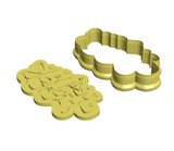 Celebration arabic calligraphy cookie cutter with debosser