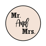 Mr & Mrs stamp