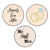 Wedding stamp set (set of 3)