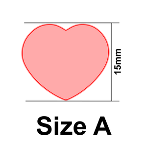 UForm Heart shape clay cutter (UF0014)