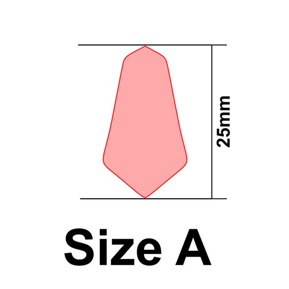 UForm Long diamond shape clay cutter (UF0017)