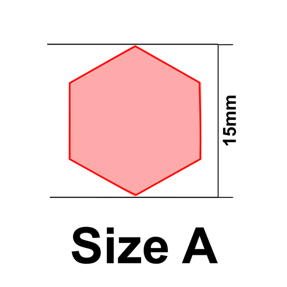 UForm Hexagon shape clay cutter (UF0016)