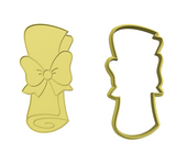 Graduation diploma scroll cookie cutter and stamp