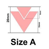 UForm v and triangle shape clay cutter (UF0026)