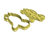 turtle cookie cutter and stamp