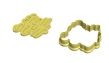 Make a wish cookie cutter with debosser
