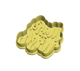 Make a wish lettering cookie cutter and stamp