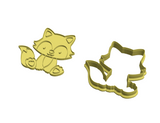 Fox cookie cutter and stamp