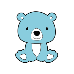 Bear cookie cutter and stamp