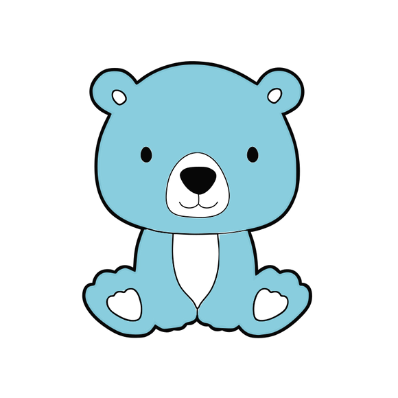 Bear cookie cutter and stamp
