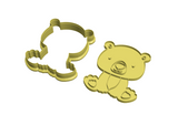 Bear cookie cutter and stamp