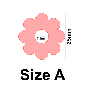 UForm flower donut shape clay cutter (UF0028)