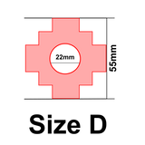UForm aztec stepping  circular donut shape clay cutter (UF0029)