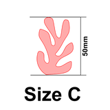 UForm sea coral flower shape clay cutter (UF0035)