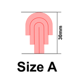 UForm Art Deco 1 arch shape clay cutter (UF0036)