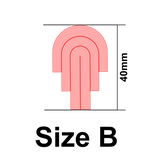 UForm Art Deco 1 arch shape clay cutter (UF0036)