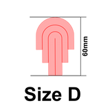 UForm Art Deco 1 arch shape clay cutter (UF0036)