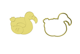 Flamingo float cookie cutter and stamp