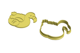 Flamingo float cookie cutter and stamp