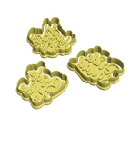 Wedding lettering  set cookie cutters (set of 3 )