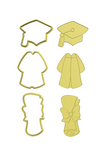Graduation  set cookie cutters (set of 3 )