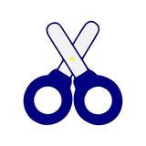 School scissors Cookie Cutter and STAMP