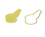 Dental chair cookie cutter and stamp