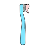 Tooth brush Cookie Cutter and STAMP