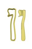 Tooth brush Cookie Cutter and STAMP