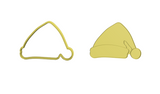 Santa hat cookie cutter with stamp