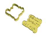 I'll will be there for you lettering cookie cutter and stamp