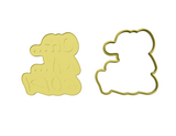Oh my god lettering cookie cutter and stamp