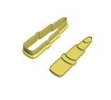 Lipstick cookie cutter with stamp