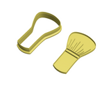 Mini makeup brush cookie cutter and stamp