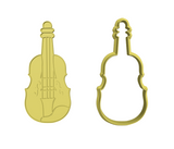 Violin cookie cutter and stamp