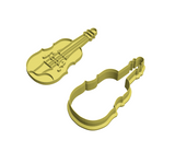 Violin cookie cutter and stamp