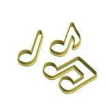 Musical notes cookie cutter ( set of 3 )