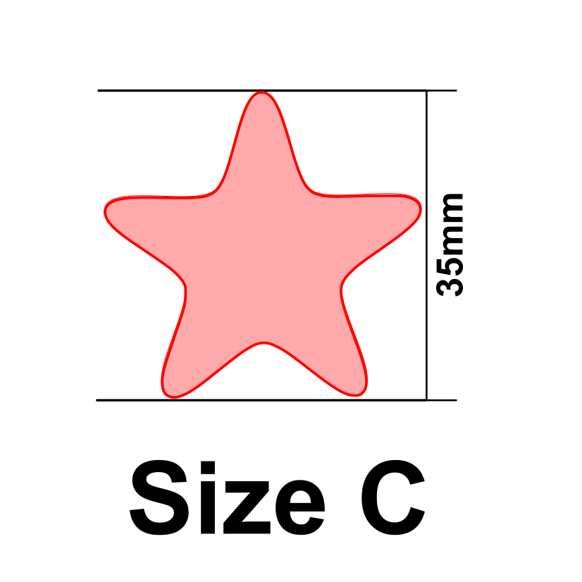 UForm Star shape clay cutter (UF0042) – Frosted Cutters