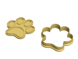Animal paw cookie cutter and stamp