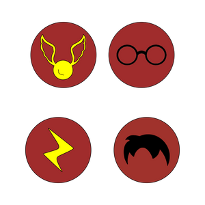 Harry Potter 's element set ( set of 4 )
