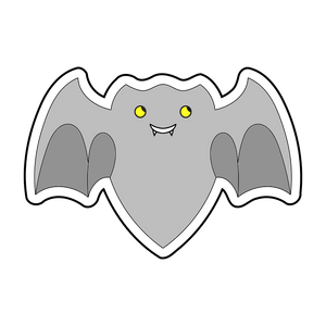 Bat cookie cutter and stamp