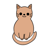 Cat cookie cutter and stamp