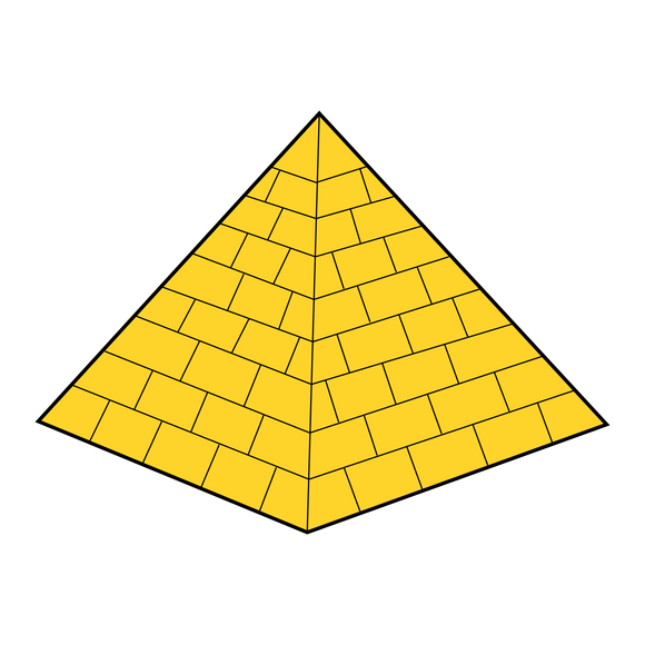 Pyramid cookie cutter and stamp
