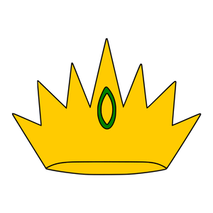 Crown 1 cookie cutter and stamp