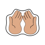Praying hands Cookie Cutter and STAMP