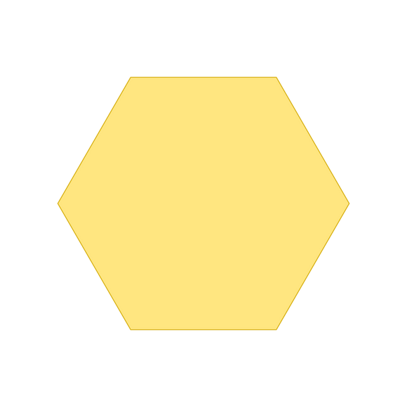 Hexagon cookie cutter